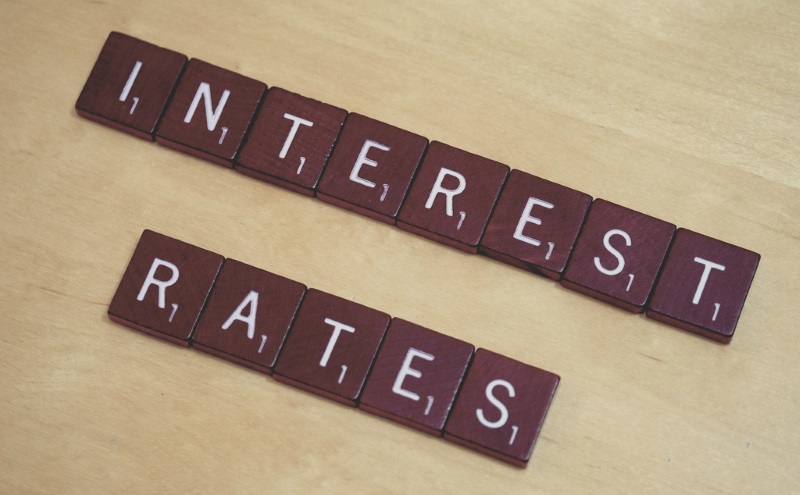 Scrabble pieces spelling out interest rates Scrabble pieces spelling out interest rates