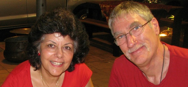 photo of Philip Baker and his wife