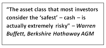 the asset class that most investors consider safest