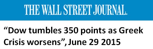 wall street journal headline about greece wall street journal headline about greece