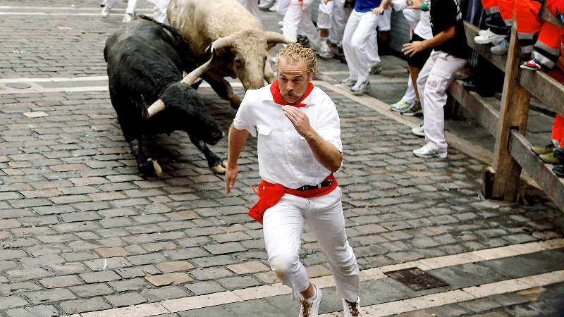 Running of the bull