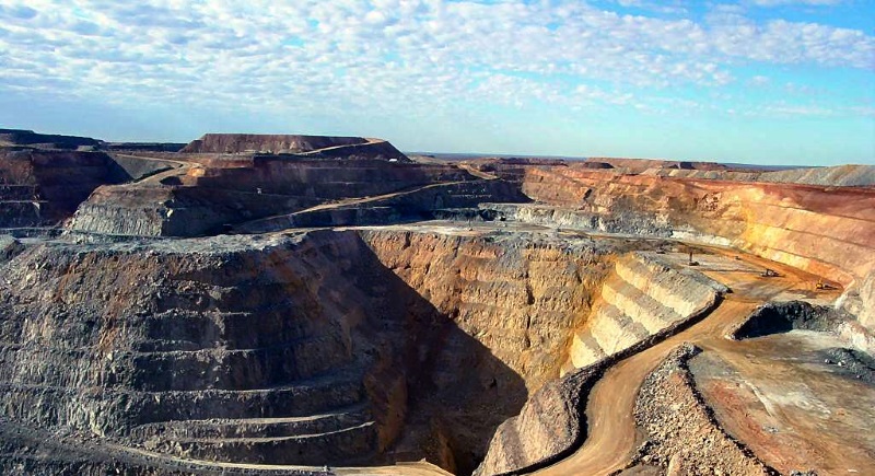Open pit mining