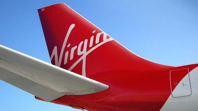 Virgin Airlines plane